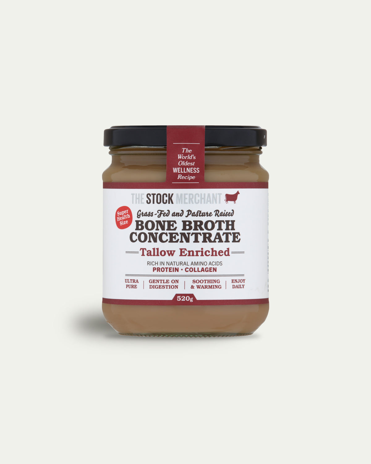 Concentrated Beef Bone Broth 520g - Tallow Enriched