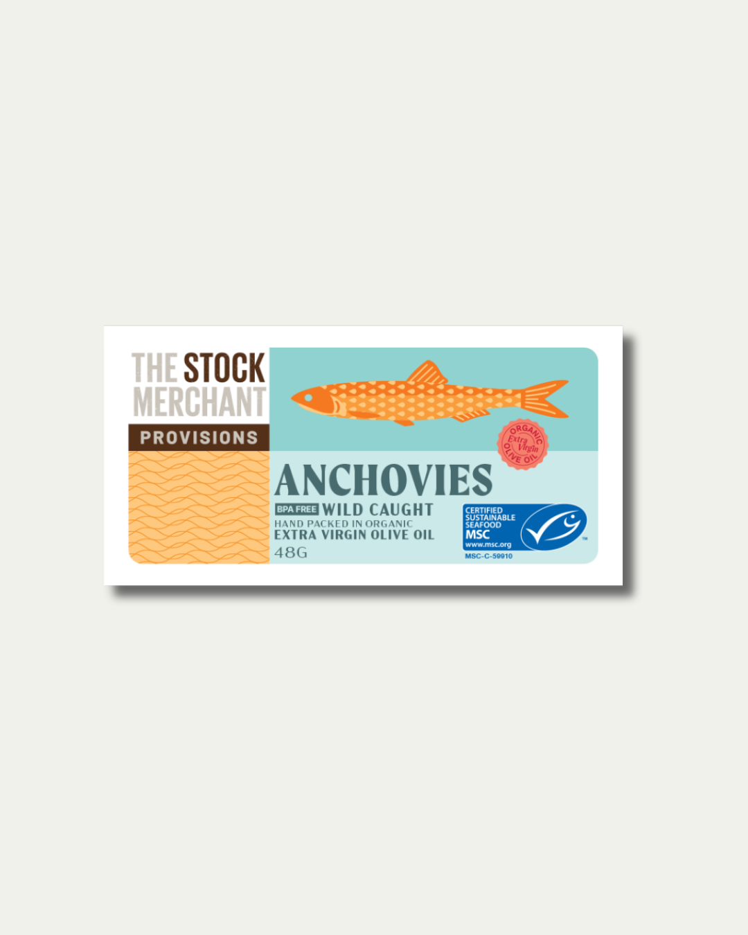 MSC Anchovies in Organic EVOO