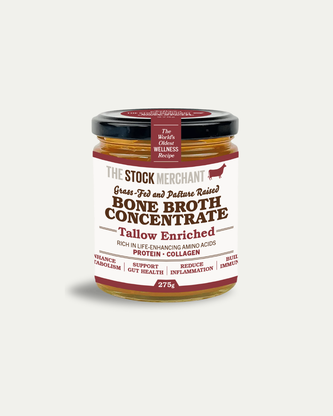 Concentrated Beef Bone Broth - Tallow Enriched