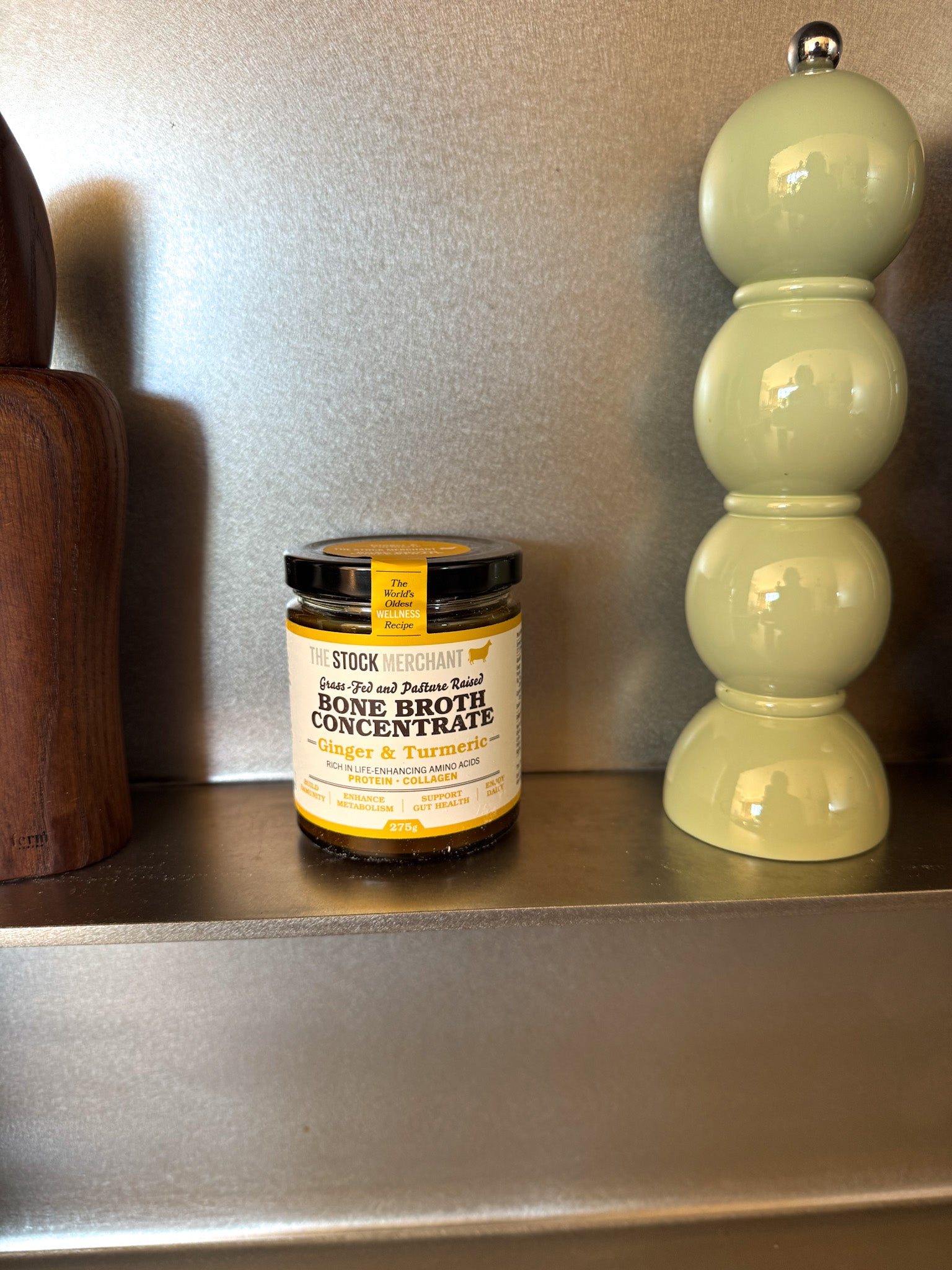 Concentrated Beef Bone Broth - Ginger & Turmeric