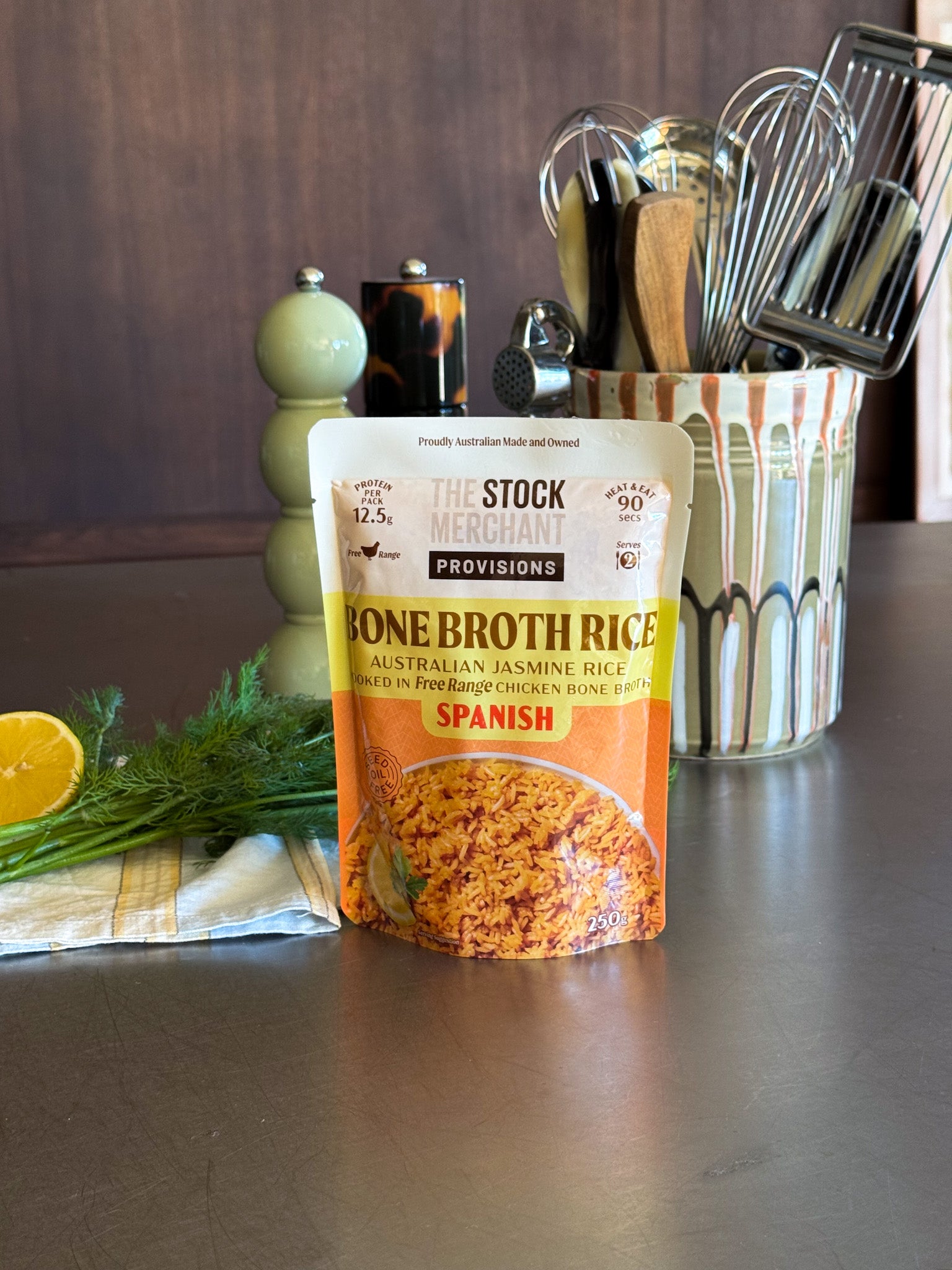 Spanish Bone Broth Rice
