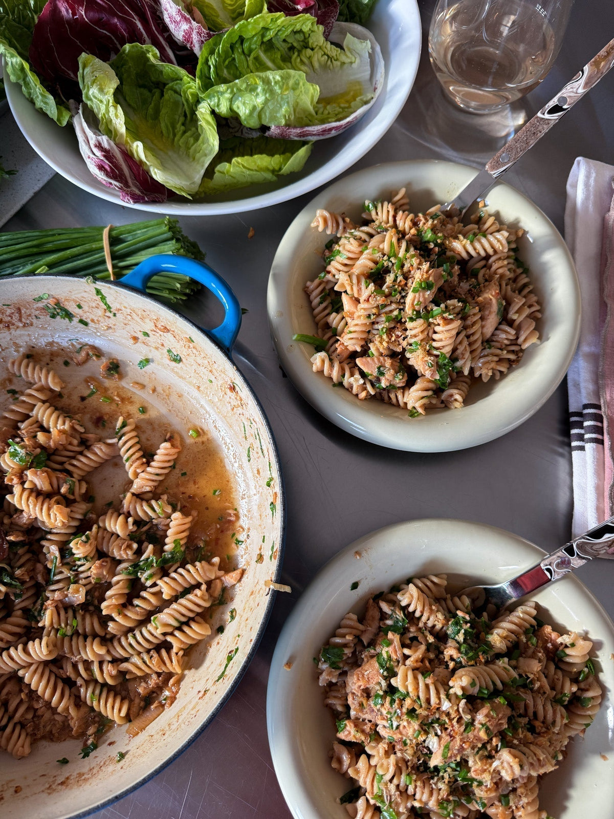 Friday Night Salmon Pasta