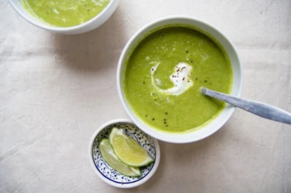 Pea and Pesto Soup