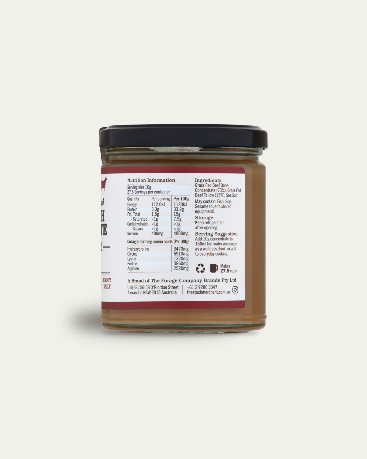 Concentrated Beef Bone Broth - Tallow Enriched
