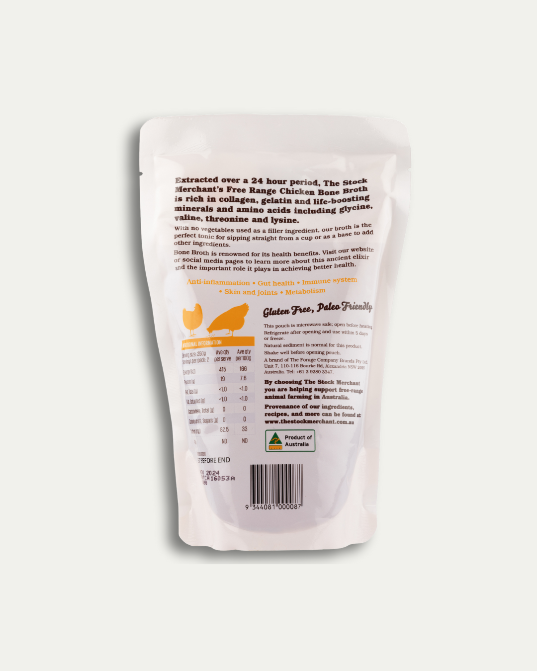 Free Range Chicken Bone Broth
