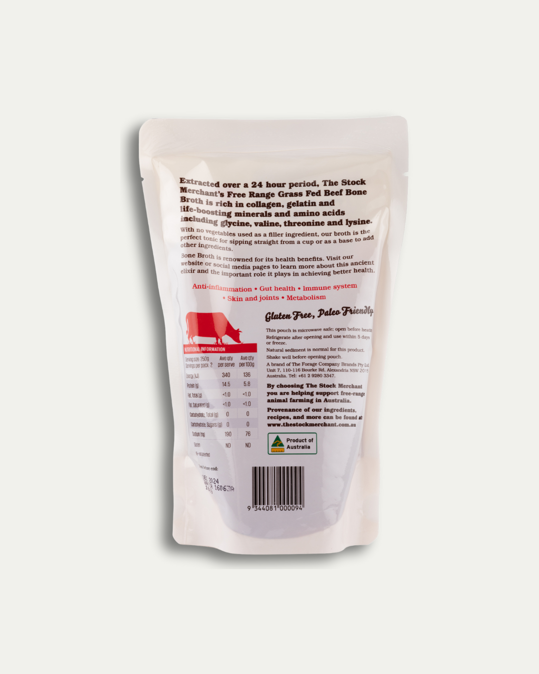Grass Fed Beef Bone Broth