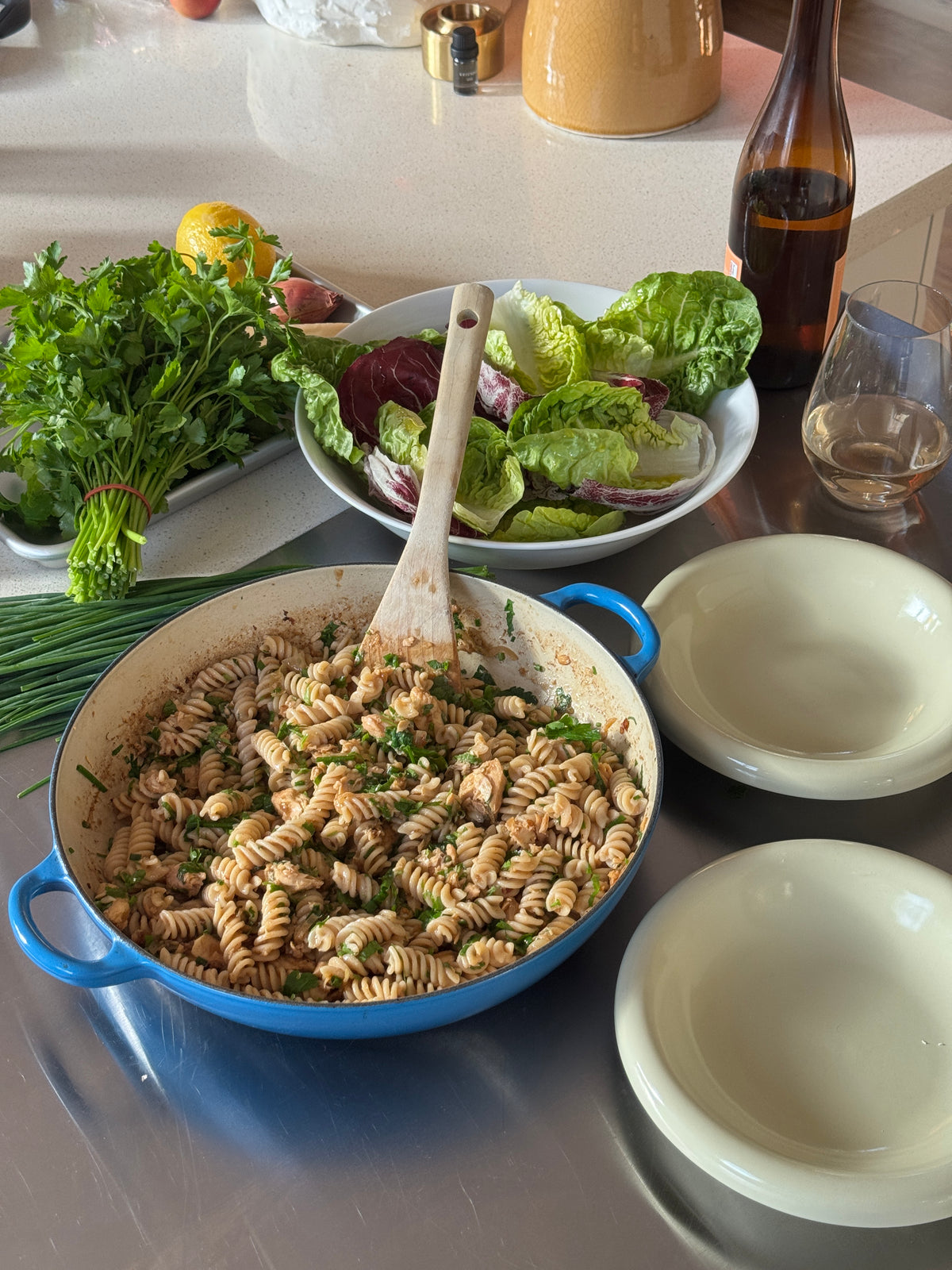 Salmon Fusilli Pasta