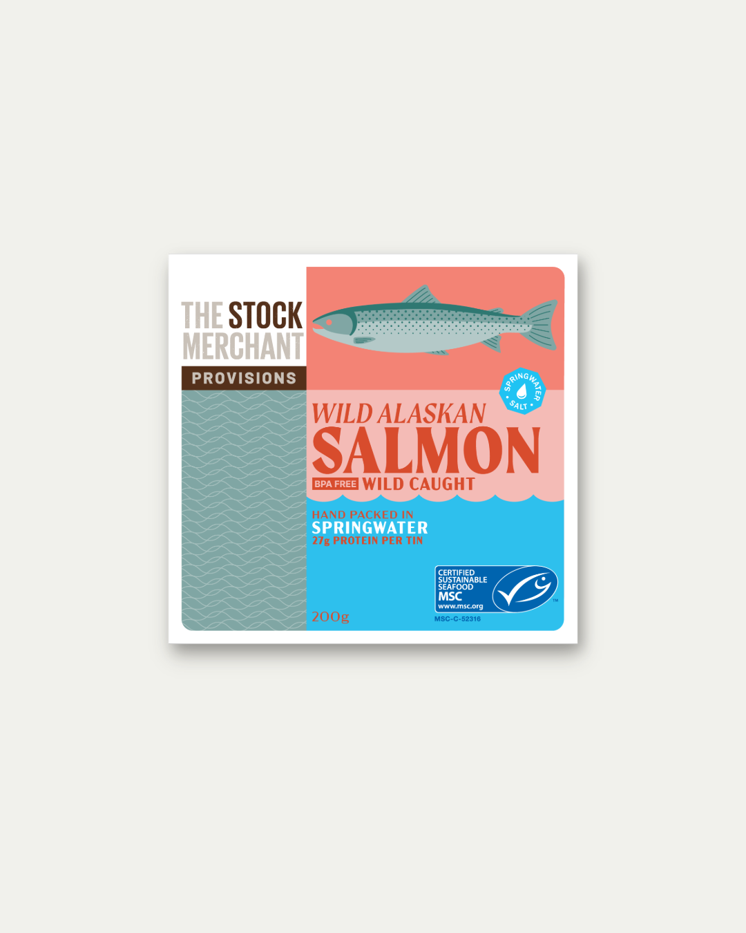 Wild Alaskan Salmon in Springwater