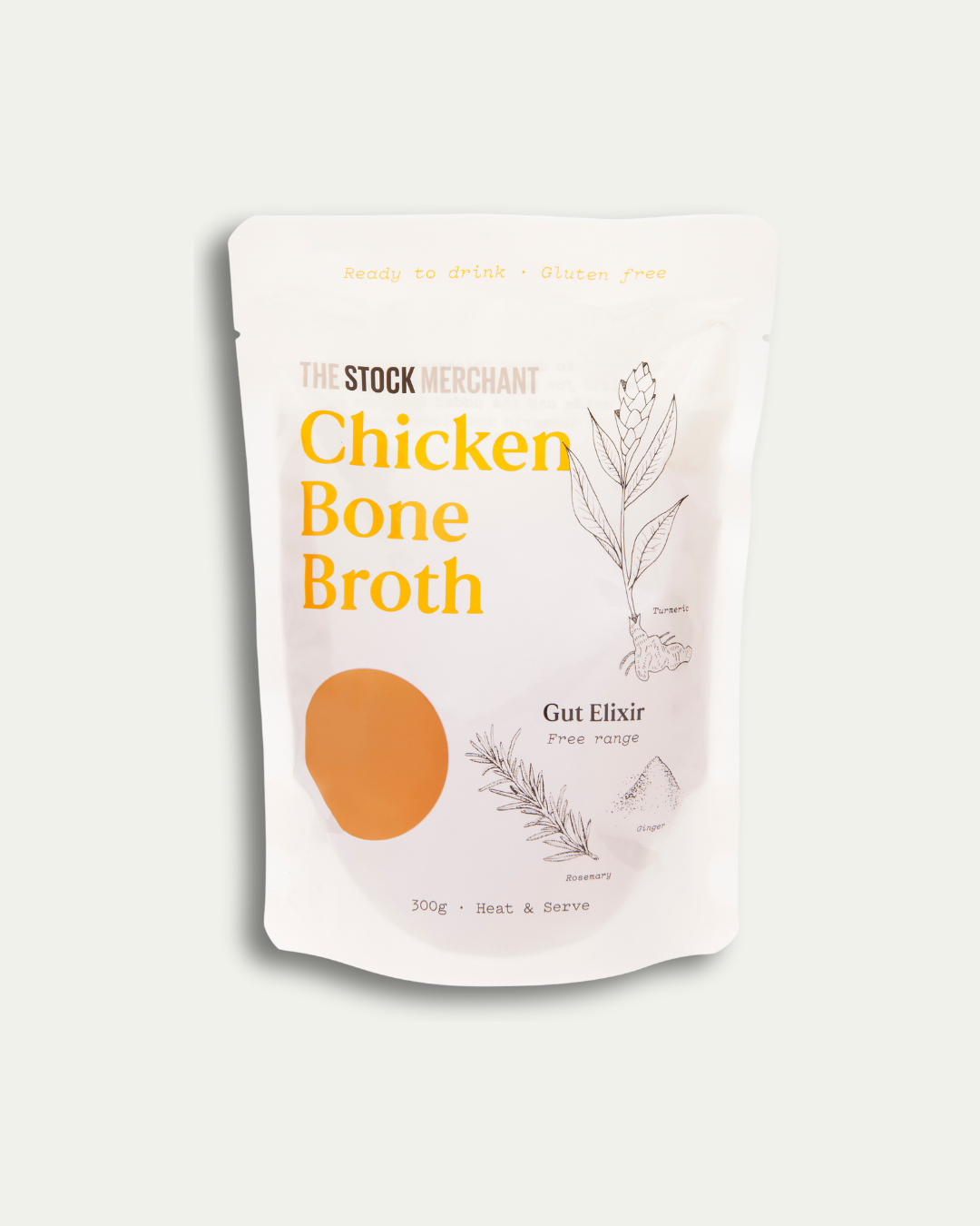 Ready to drink Chicken Bone Broth 300g by The Stock Merchant